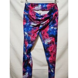 Colorful Abstract Print Leggings Womens‎ Large/XLarge Stretch Yoga Pants